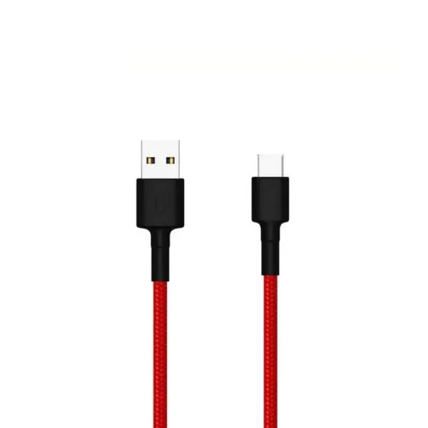 Xiaomi Braided Usb-C Cable – 1M, Red, Fast Charging & Data Transfer 1