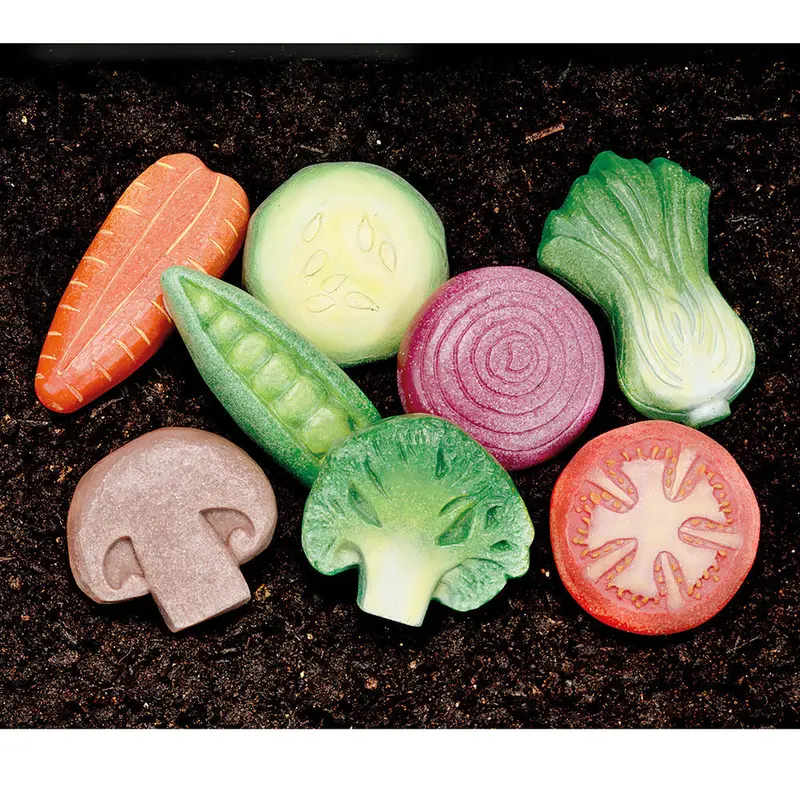Yellow Door Veggie Sensory Stones – Tactile Learning Tools For Early Science Exploration 1