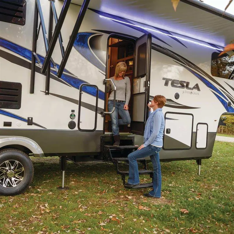 24-Foot Radius Triple-Step Manual Entry System – 7-Foot Wide 1