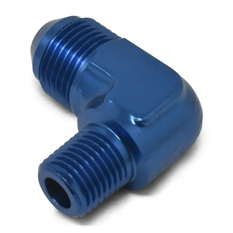 8-Gauge Flared Elbow Fitting – Converts To 3/8-Inch Pipe Thread 1