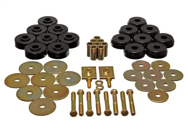Energy Suspension Body Mount Kit – Black Polyurethane Set (Excludes Convertibles) 1
