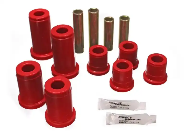 Energy Suspension Front Control Arm Bushing Kit For Chevrolet 4Wd Pickup – Red Polyurethane Upgrade 1