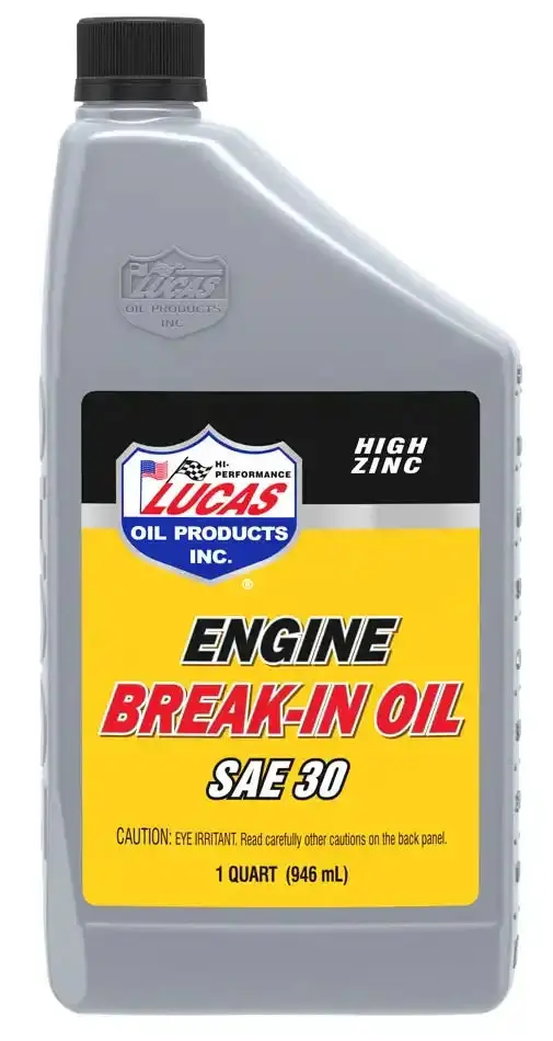 Lucas Oil Sae 30 Break-In Motor Oil – Formulated For Engine Seating And Early-Life Protection 1
