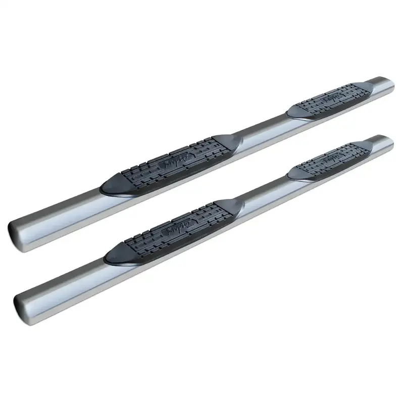 Raptor Series Oval Step Bars – 5" Polished Stainless Steel, Fits 1999–2016 Ford F-250/F-350 Super Duty Supercab (Model 0803-0179) 1