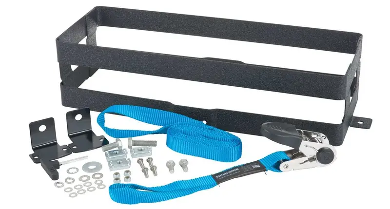 Rhino-Rack Horizontal Jerry Can Mount – Secure, Low-Profile Holder For 5-Gallon Fuel Containers 1